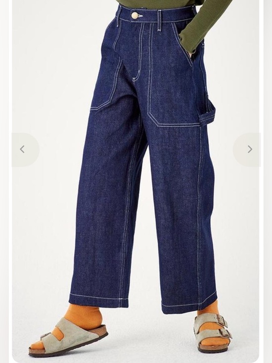 Back Beat Co. Relaxed Indigo  Utility Work Jeans size 6 - Picture 13 of 15